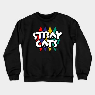 text stray band rock Crewneck Sweatshirt